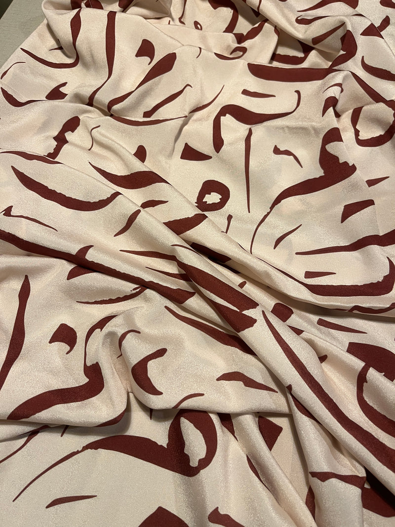 Urdu Kahani Scarf (White & Red)