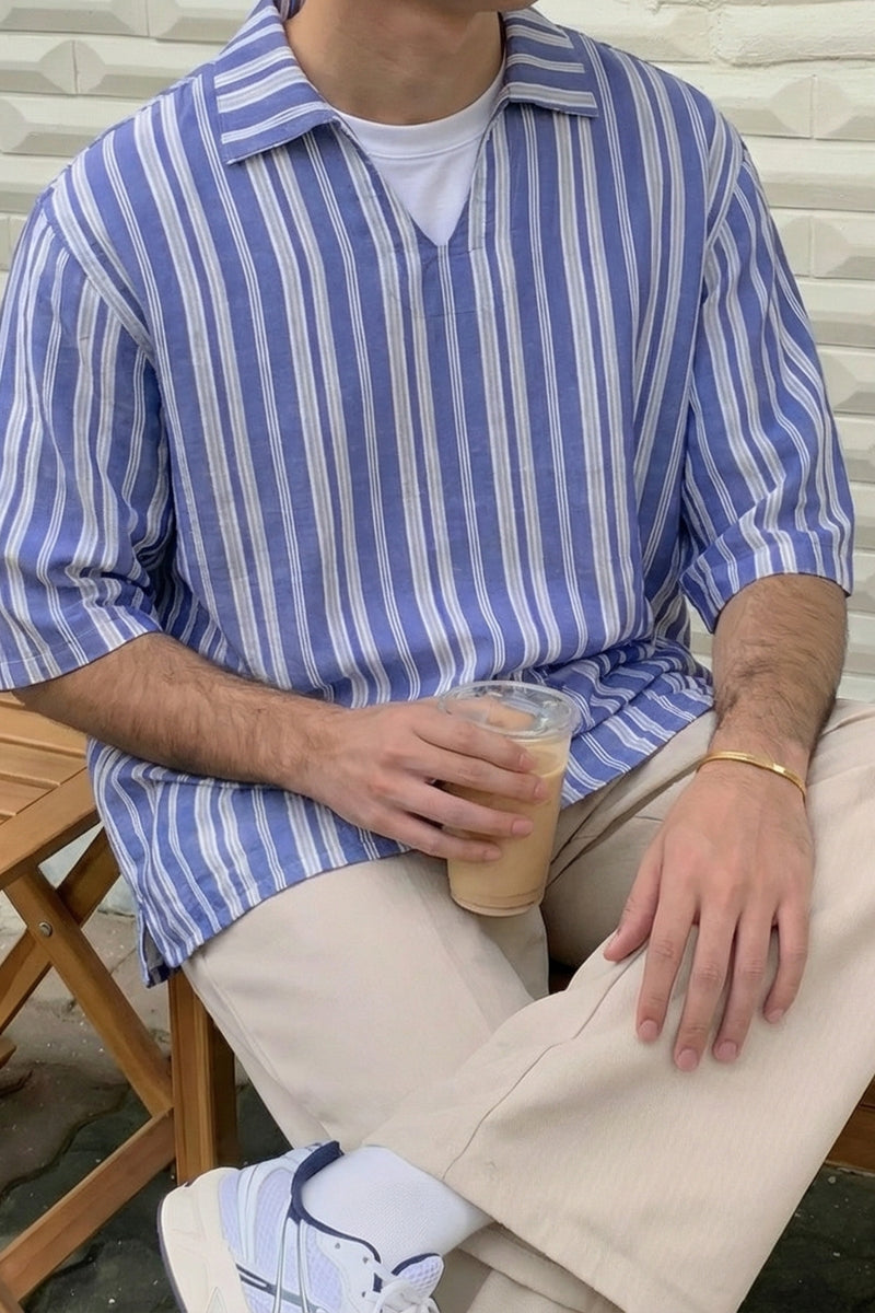 Dhoop - Blue Line Shirt